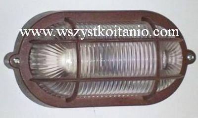 Lampa kanałowa elektryczna brązowa, lampy elektryczne