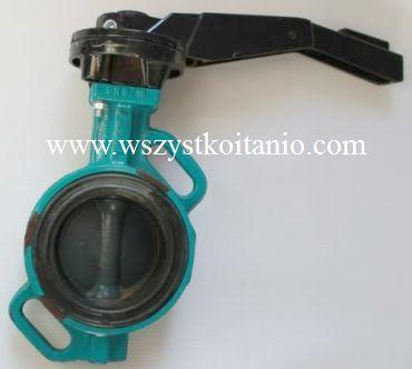 Przepustnica ręczna InterApp DN 80 PN 10, przepustnice ręczne