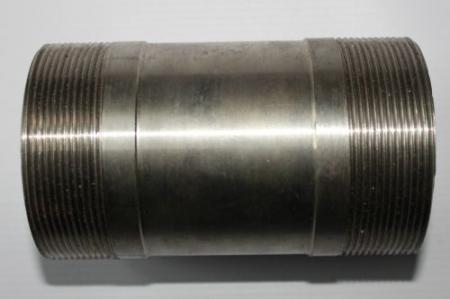 Króciec dwustronnie gwintowany kwasoodporny KO nierdzewny, rura gwintowana