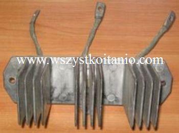 Dioda prostownicza potrójna z radiatorem, diody radiator radiatory