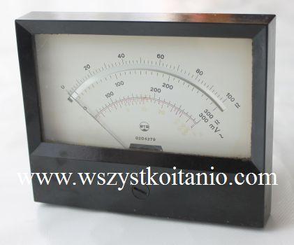 Milivoltomierz zakres 0 -100 i 0 -300, milivoltomierze, miliwoltomierz