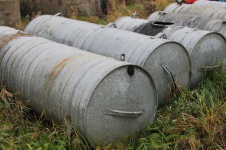 Beczka ocynkowana do wody 400 litrów, beczki ocynkowane