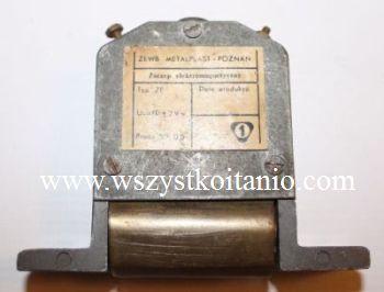 Zaczep elektromagnetyczny wpuszczany zapadkowy, zaczepy