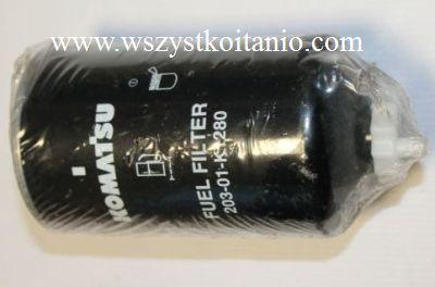 Filtr paliwa Komatsu 203-01-K1280, filtr paliwa do koparek, filtry