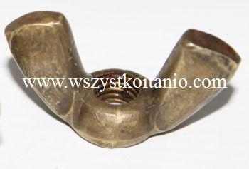 Nakrętka mosiężne M 10 motylkowa skrzydełkowa, nakrętki motylkowe skrzydełkowe