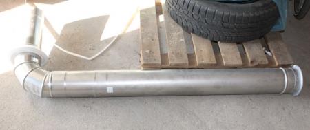 Rura odprowadzająca z kołnierzem do pieca