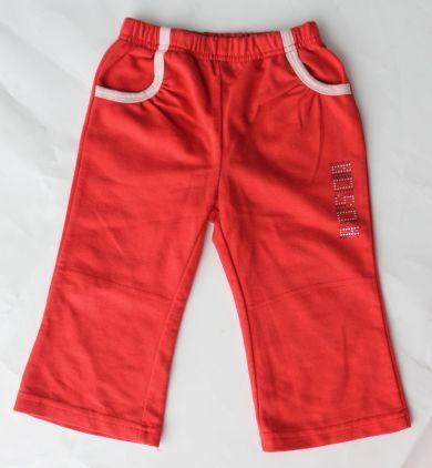 Spodnie dla dzieci, czerwone, sportowe, Grace