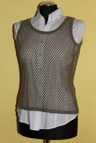 Bezrękawnik ażurowy moro, bluzka bez rękawów, ażur
