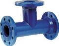 Trójniki kołnierzowe ciśnieniowe żeliwne 50 80 100 125 150 200 250 300 350 400