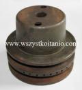 Koło pasowe fi 132 na 2 paski B/17 17 x 11, koła, szajba, szajby, do pompy wodnej