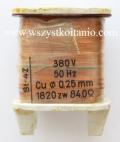 Cewki elektryczne St-4Z 380 V Cu 0,25 mm 84,0 Ohm 1820 zwojów, cewka, do styczników St - 4Z 