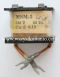 Cewki elektryczne MSM-2, 220 V, Cu 0,15, 3920 zwojów, 358 Ohm, MSM - 2, cewka, do styczników elektrycznych