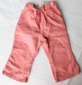 Spodnie dla dzieci, materiałowe łososiowe, Baby Gap
