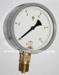 Manometr zakres od 0 do 10 MPa, średnica fi 100, manometry, radzieckie